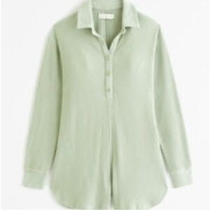 Abercrombie Long Sleeve Waffle Knit Romper